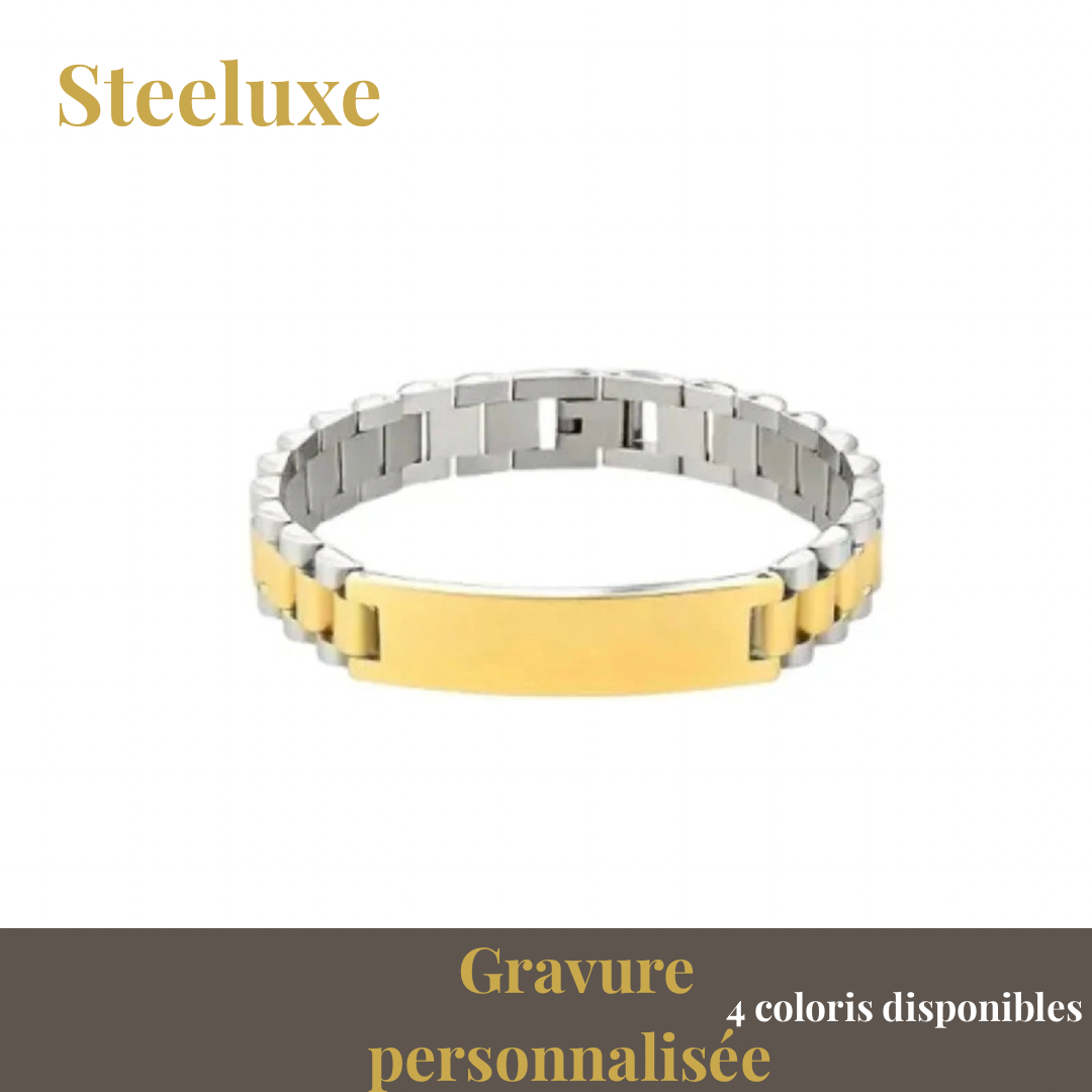 Le Bracelet Steeluxe — Gravé à Ton Prénom