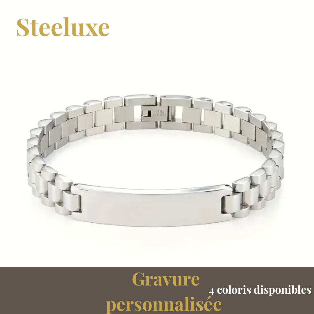 Le Bracelet Steeluxe — Gravé à Ton Prénom
