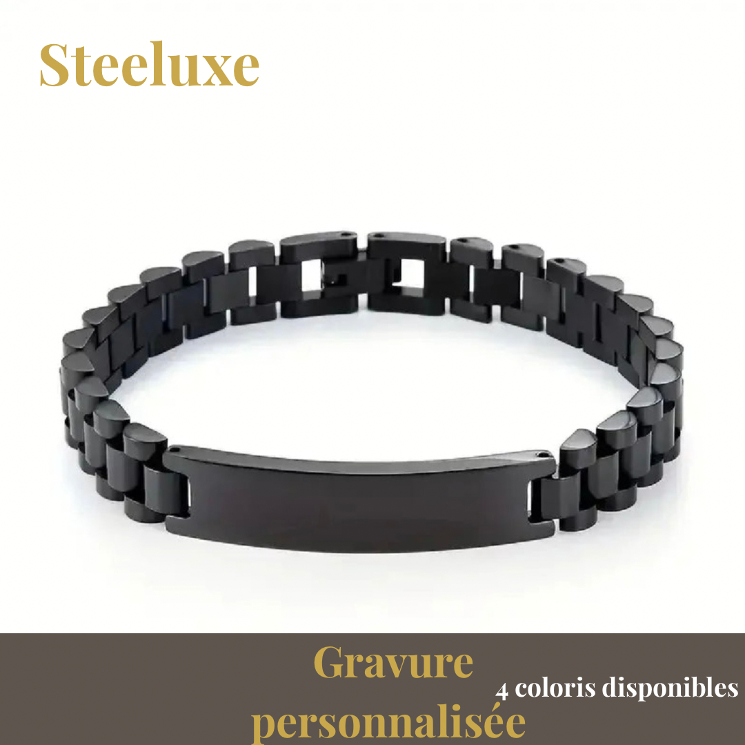 Le Bracelet Steeluxe — Gravé à Ton Prénom